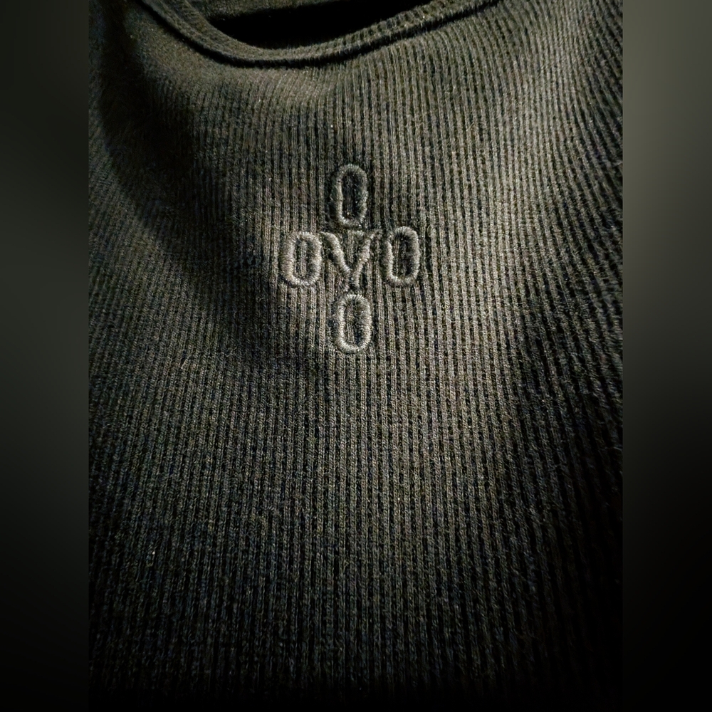 OVO Black Ribbed Racerback Dress - Picture 4 of 6